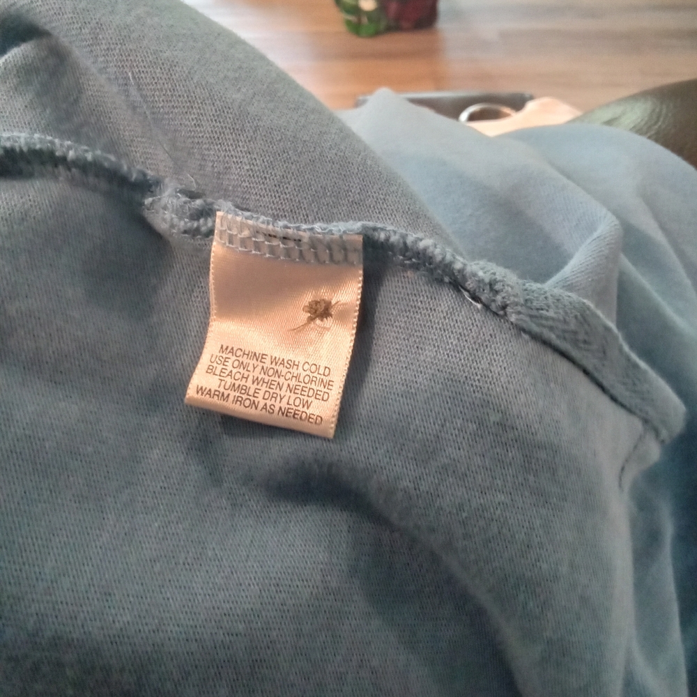 St. John's Bay Men's Big & Tall Size 4XL Blue Henley Shirt - Picture 8 of 9